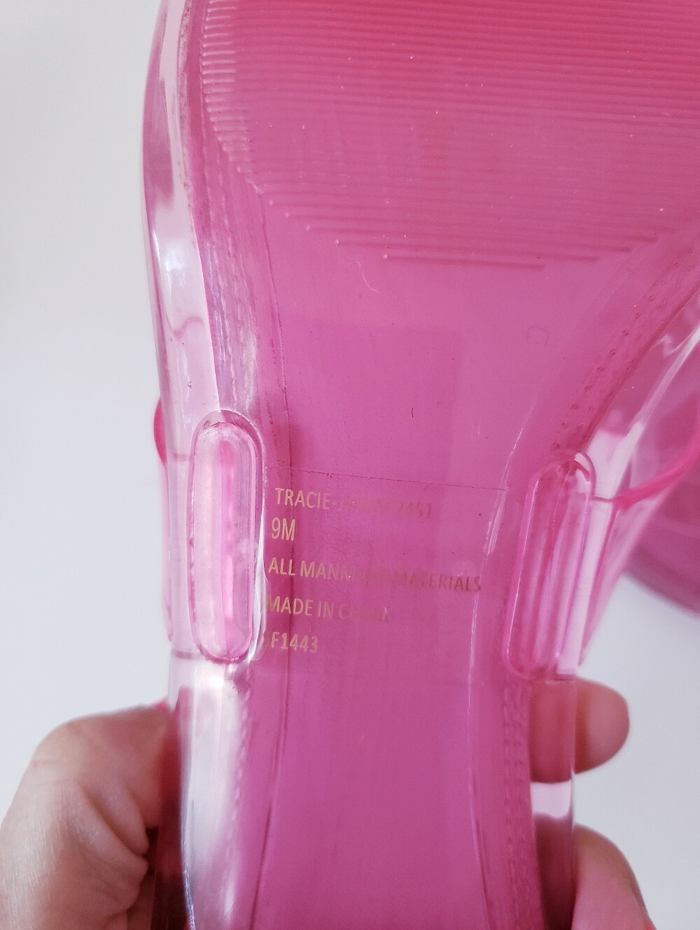 Steve Madden Pink Clear Kittem Heels - Picture 11 of 12